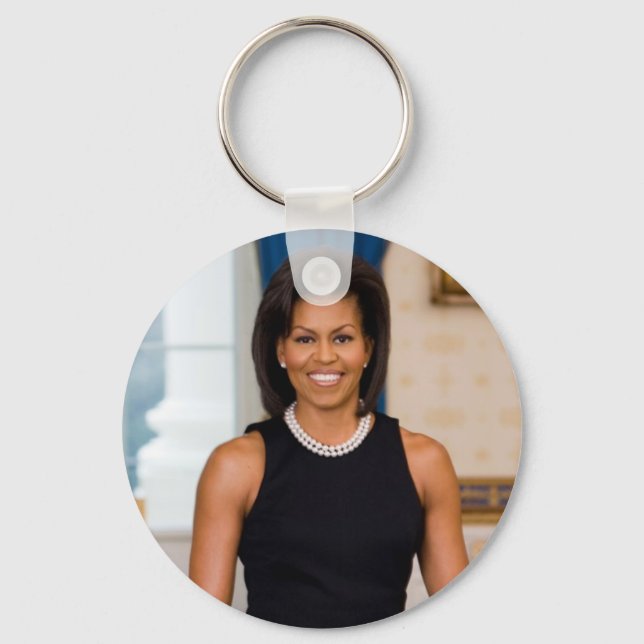 MICHELLE OBAMA Collectors Keychain (Front)