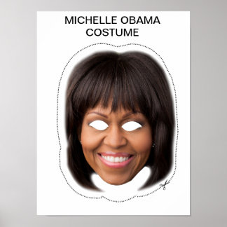 Michelle Obama Costume Poster