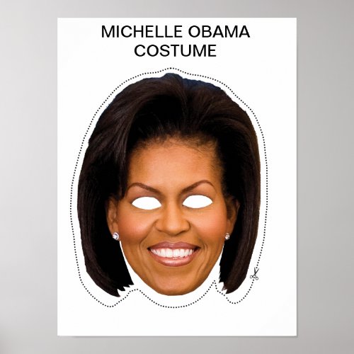 Michelle Obama Costume Poster