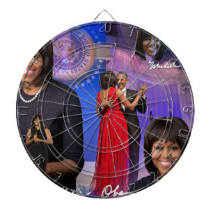 Michelle Obama Dart Board