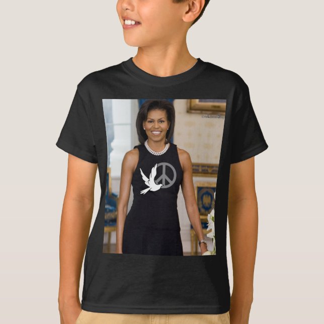 Michelle Obama First Lady of Peace T-Shirt (Front)