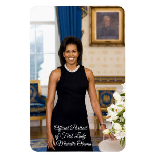 Michelle Obama Flexible Photo Magnet