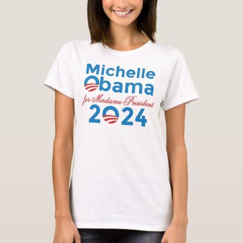 Michelle Obama for Madame President 2024 T_Shirt