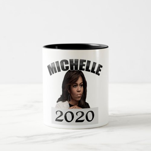 Michelle Obama for President 2020 Two_Tone Coffee Mug
