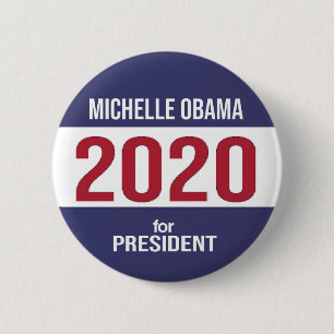 Michelle Obama For President 2020 USA Election Button