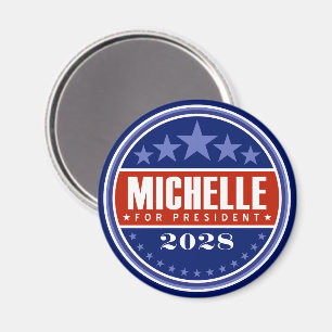Michelle Obama for President 2028 Magnet