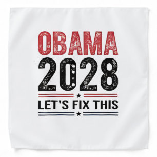 Michelle Obama for President Obama 2028 Bandana