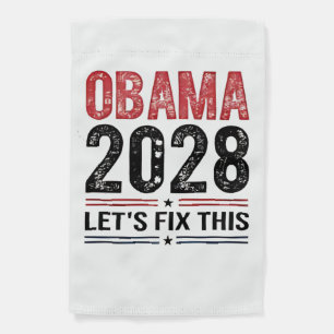 Michelle Obama for President Obama 2028   Garden Flag