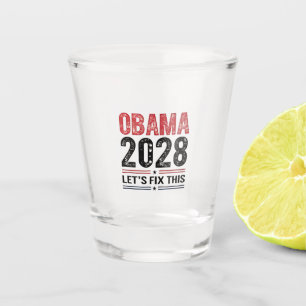 Michelle Obama for President Obama 2028 Shot Glass