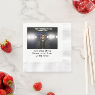 Michelle Obama - Graduation Paper Napkin