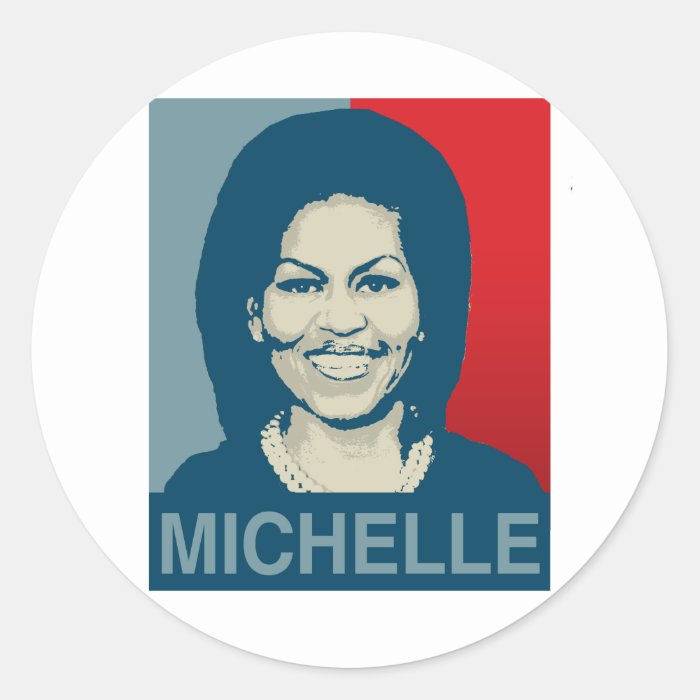 MICHELLE OBAMA HOPE  .png Stickers