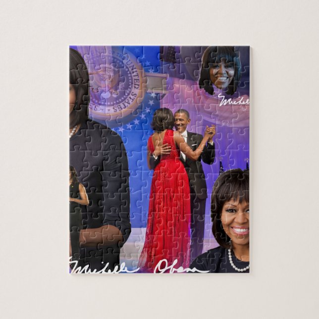 Michelle Obama Jigsaw Puzzle (Vertical)