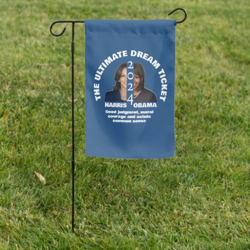 Michelle OBAMA Kamala HARRIS US 2024 Presidential  Garden Flag