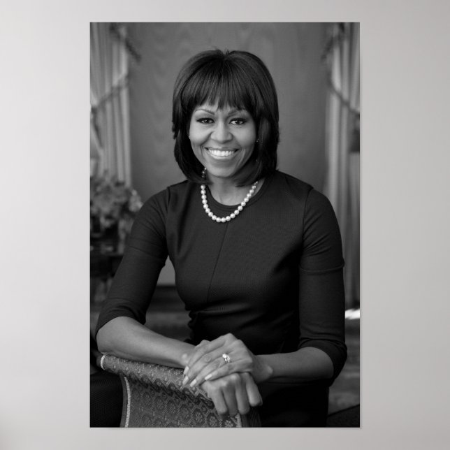Michelle Obama Official Portrait - 2013 Poster (Front)
