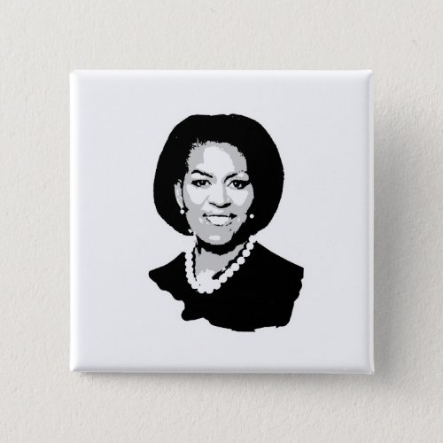 Michelle Obama Pinback Button