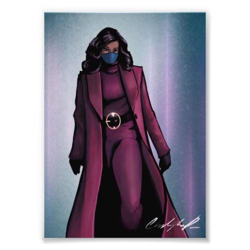 Michelle Obama Plum Coat Biden Inauguration Photo Print