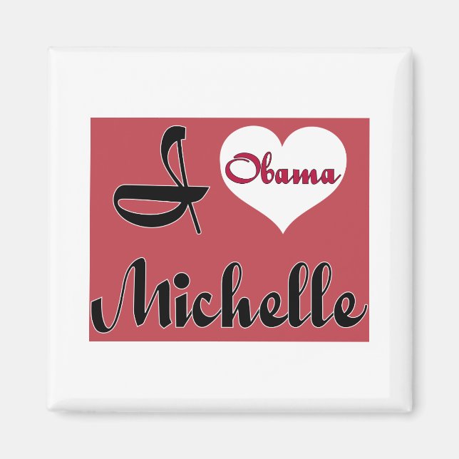 michelle obama pnk - Customized Magnet (Front)