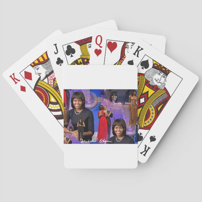 Michelle Obama Poker Cards (Back)