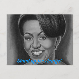 Michelle Obama Post Card