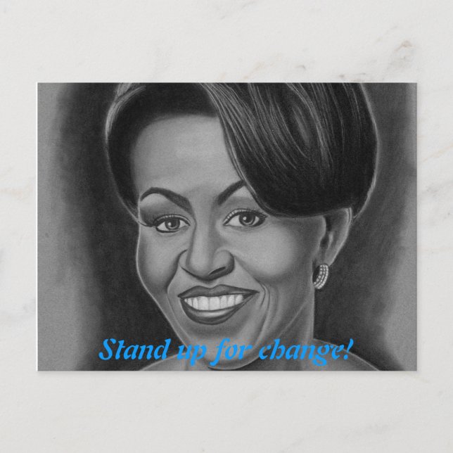 Michelle Obama Post Card (Front)