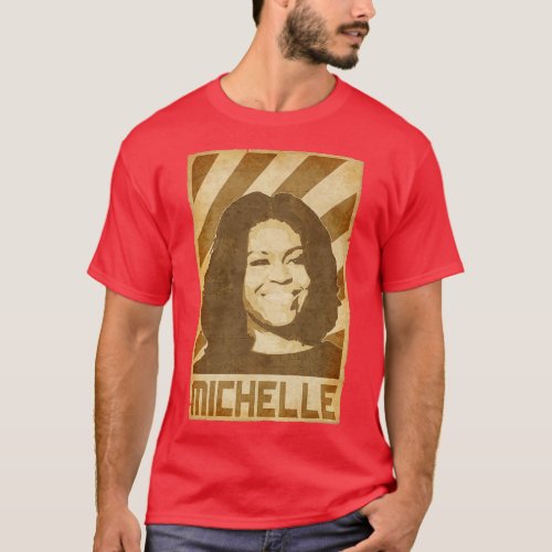 Michelle Obama Retro T_Shirt