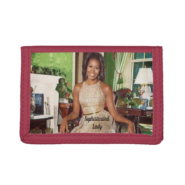 MICHELLE OBAMA SOPHISTICATED LADY wallet (Front)