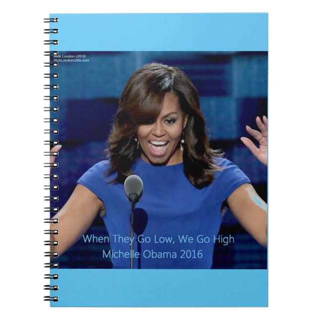 Michelle Obama "We Go High" Collectible Notebook (Front)