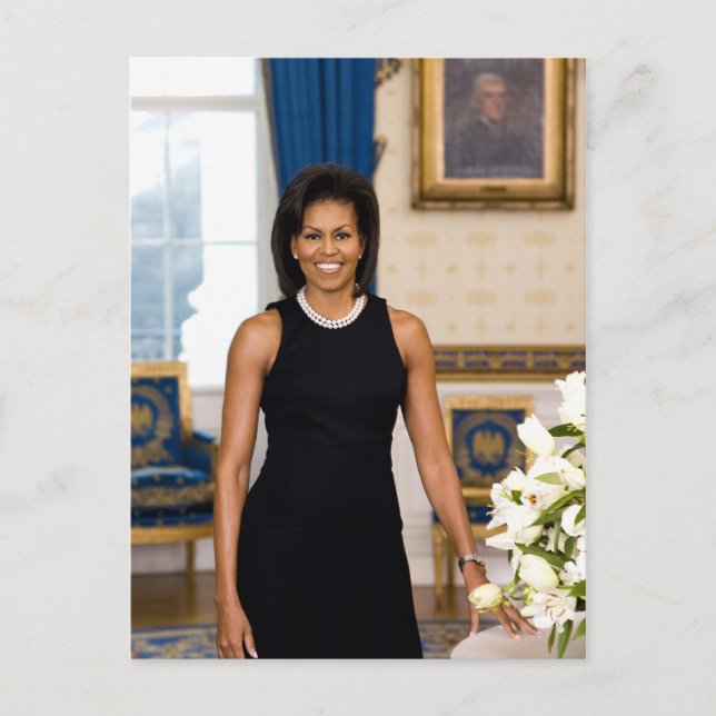 Michelle Obama "Your Text Here" Postcard (Front)