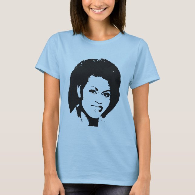 Michelle Obama's beautiful Face T-Shirt (Front)