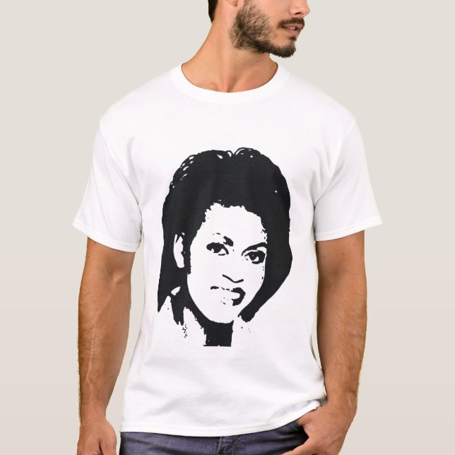 Michelle Obama's Beautiful Face. T-Shirt (Front)