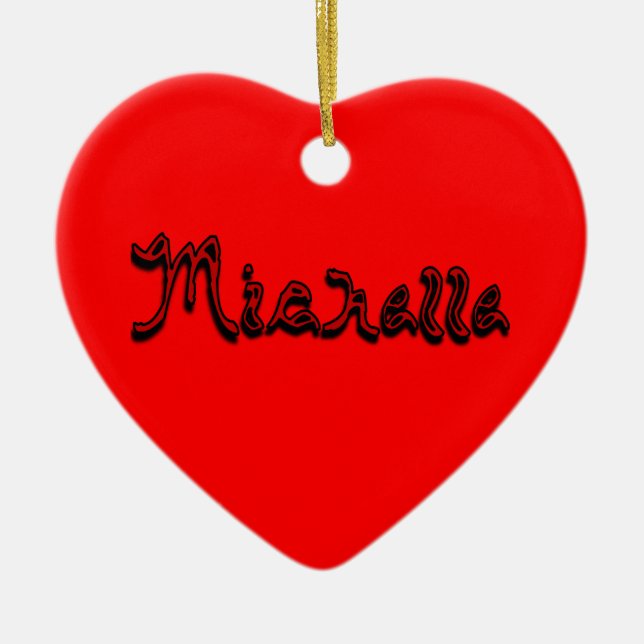 Michelle Ornament (Front)