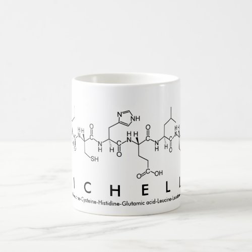 Michelle peptide name mug