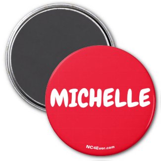 MICHELLE red magnet