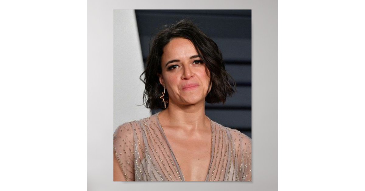 Michelle Rodriguez Wall Art, Canvas Painting Framed