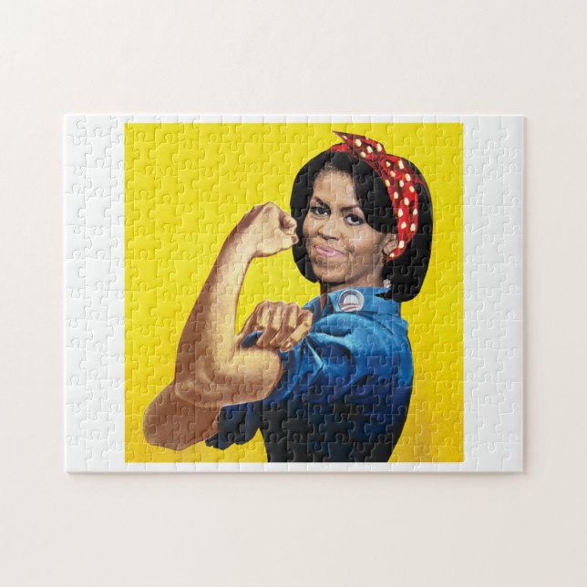 MICHELLE THE RIVETER -.png Jigsaw Puzzle (Horizontal)