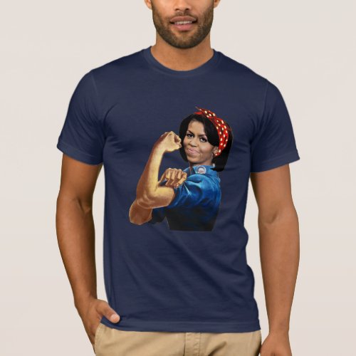 MICHELLE THE RIVETER T_Shirt