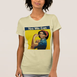 Michelle the Riveter - Yes we can.png T-Shirt