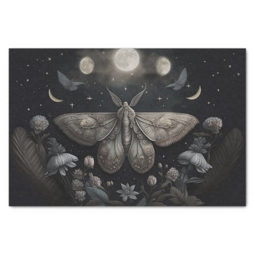 Michelles Fluttering Moon Magnificent Moth Tissue Paper