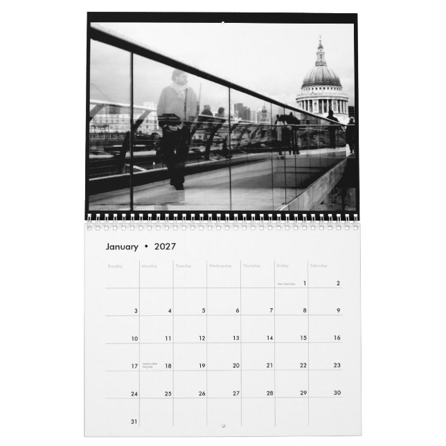 Michelle's Great Britain 2012 Calendar (Jan 2027)