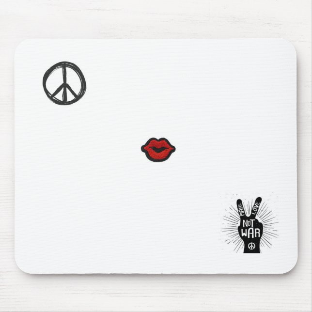 Michelle's Love not War- (CYO) Mouse Pad (Front)