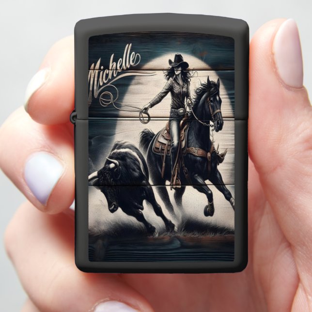 Michelle's Wild Ride Zippo Lighter (In Hand)