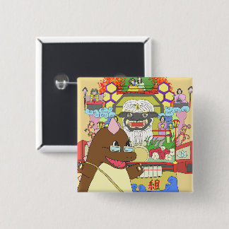 Michi no Eki Kujiyama Tsuchifukan Original Charact Button