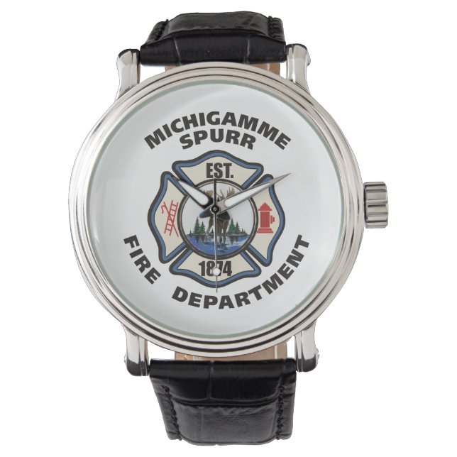 Michigamme Fire Department logo watch (Front)