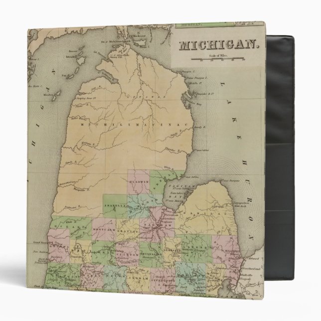Michigan 2 3 ring binder (Front/Inside)