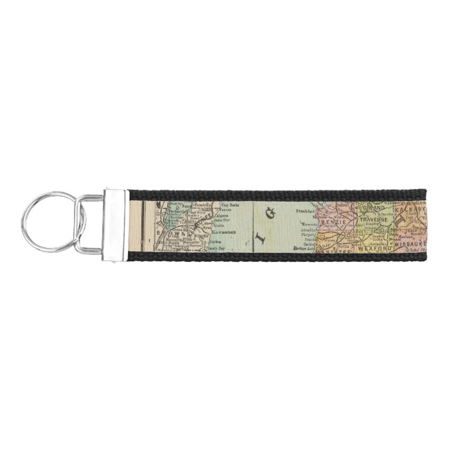 Michigan 4 wrist keychain (Keys on Left)