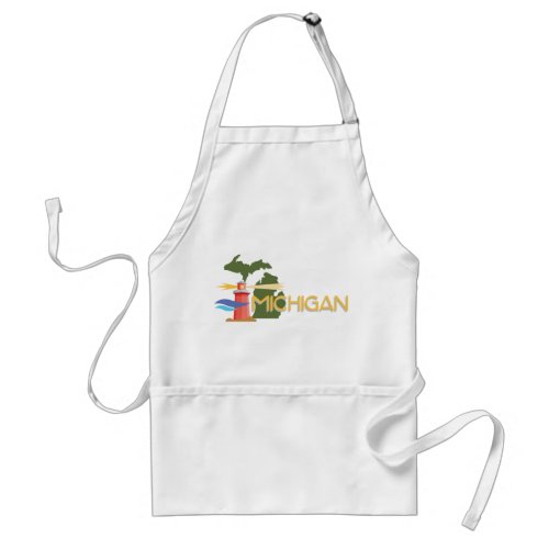 Michigan Adult Apron