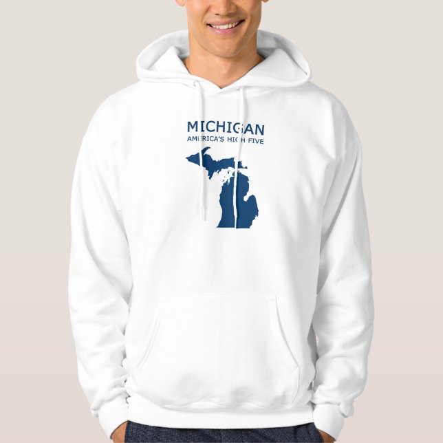 Michigan. America's High Five. Hoodie. Hoodie (Front)