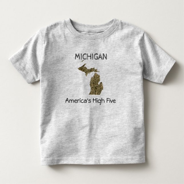 Michigan - America's High Five T-Shirt (Front)