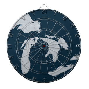 Michigan and the Great Lakes Dartboard
