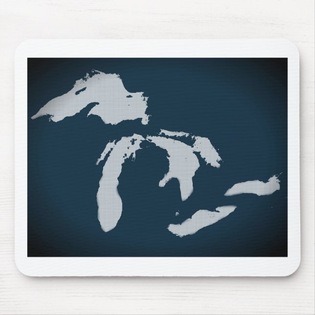 Michigan and the Great Lakes Mouse Pad (Front)